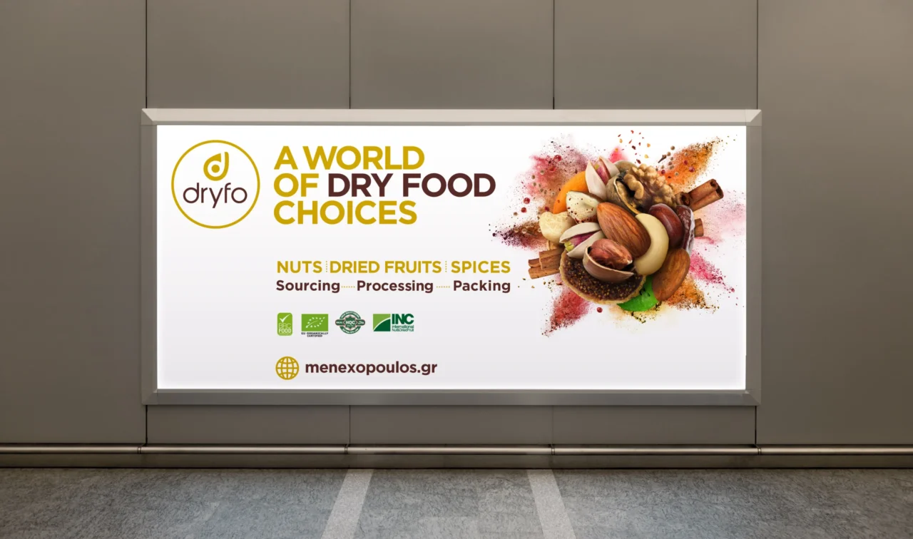 Photographic illustration detail for Dryfo food brand advertising