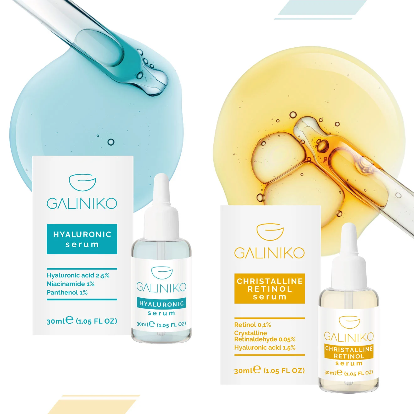 Galiniko Serum Packaging Design
