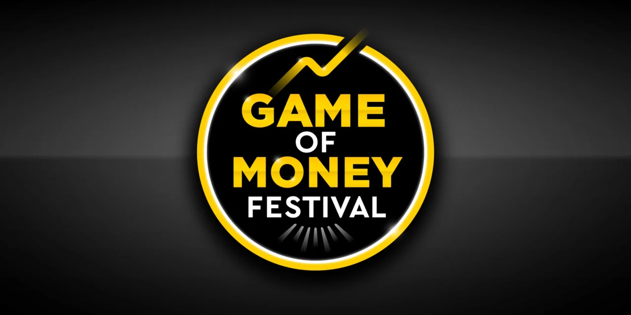 Game of Money Festival event branding and logo application
