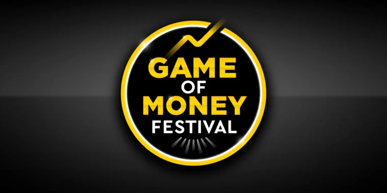 Game of Money Festival event branding and logo application