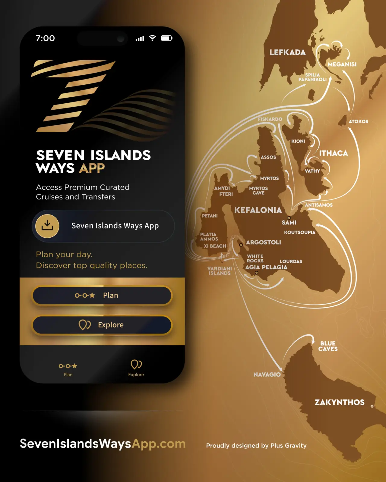 Seven Islands Ways Progressive Web App Design