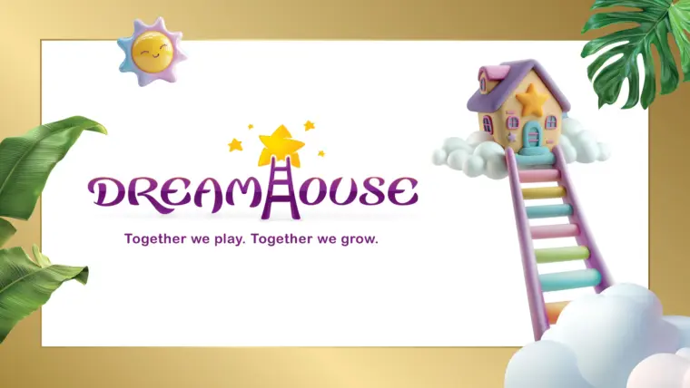 Dreamhouse main branding elements designed by Plus Gravity creative design agency