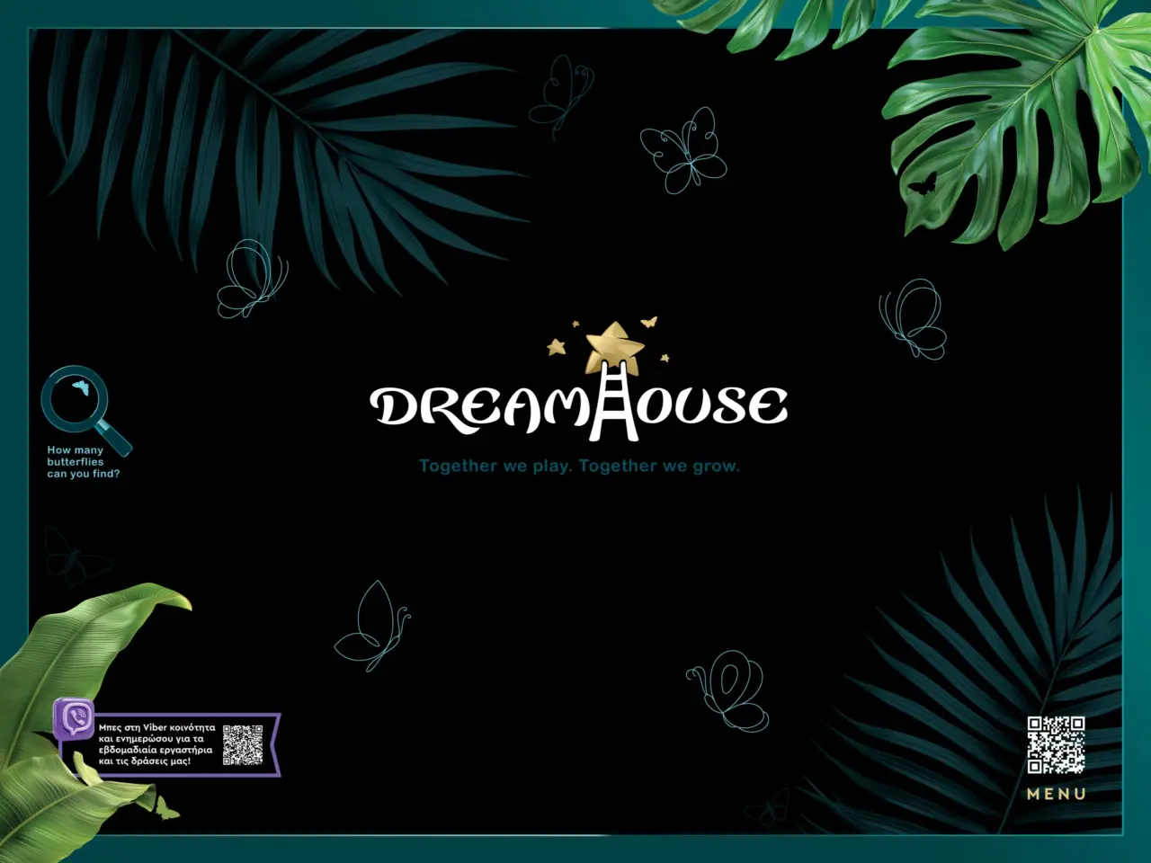 Dreamhouse sous plat playful design by Plus Gravity creative branding studio
