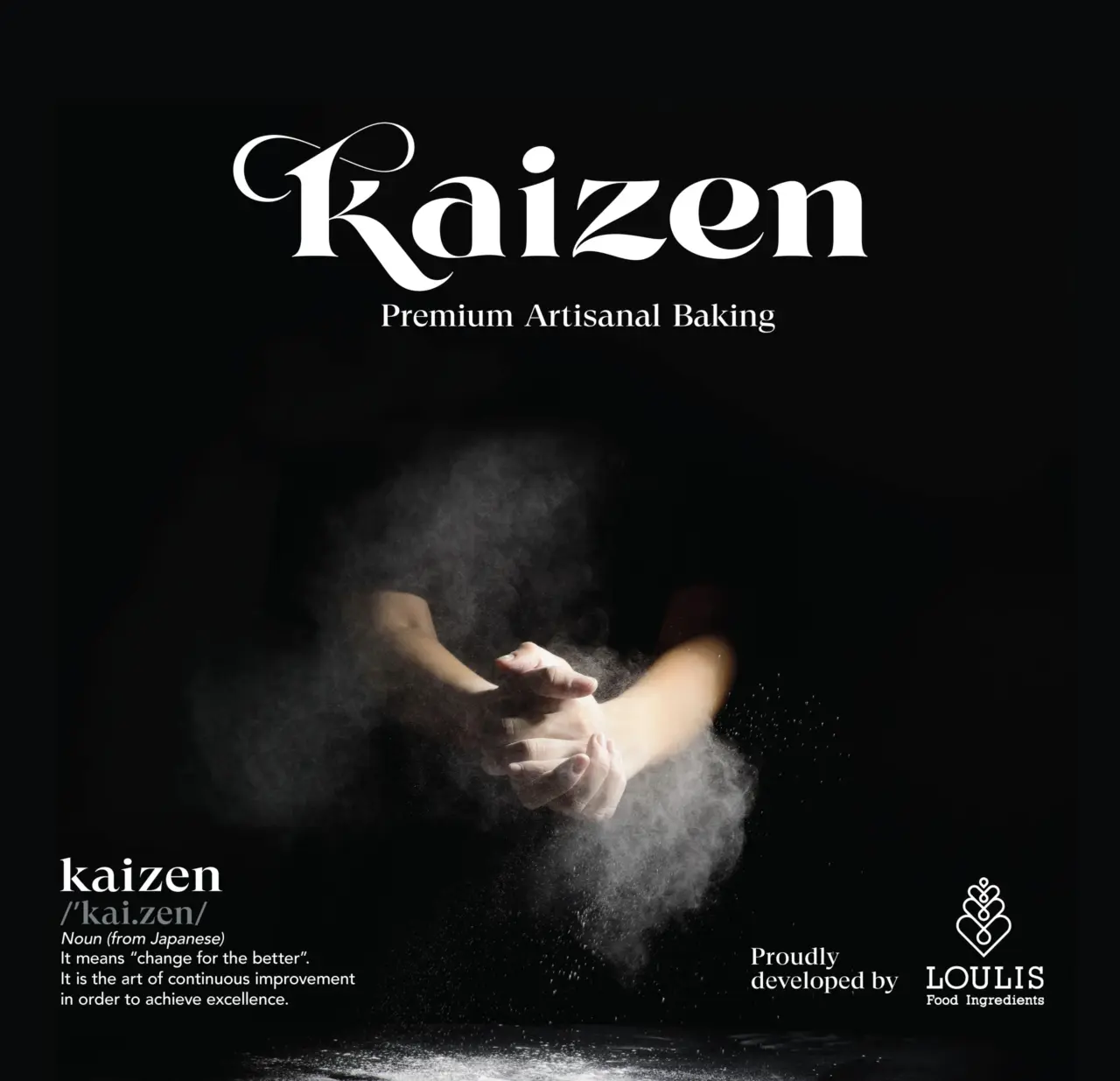 Kaizen premium baking ingredients packaging design by Plus Gravity