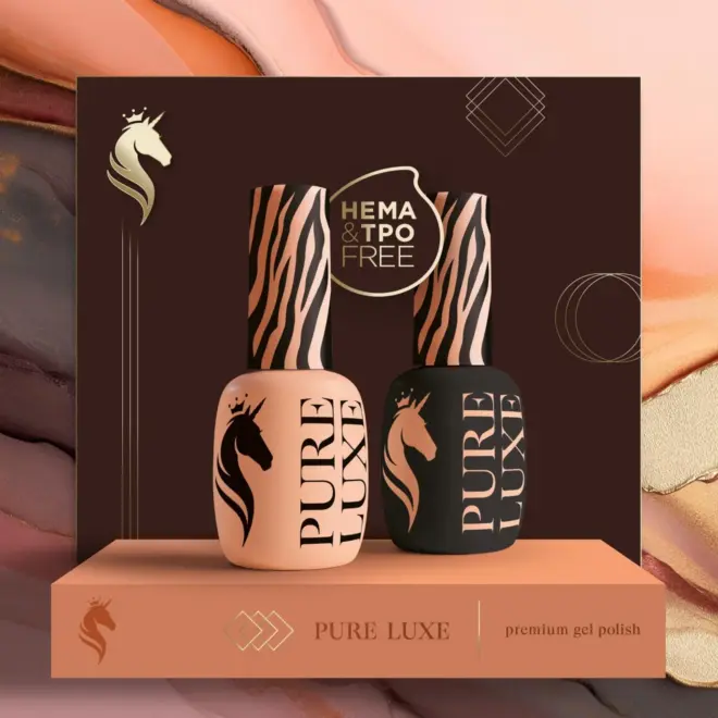 PURE LUXE Plus Gravity brand identity design by Plus Gravity