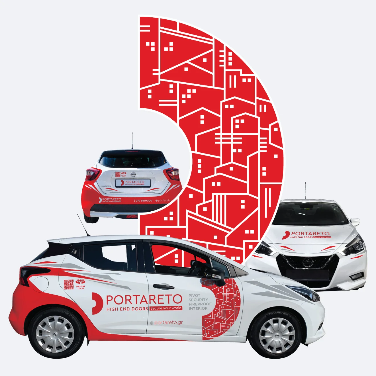 Portareto Fleet Branding & Vehicle Graphics System